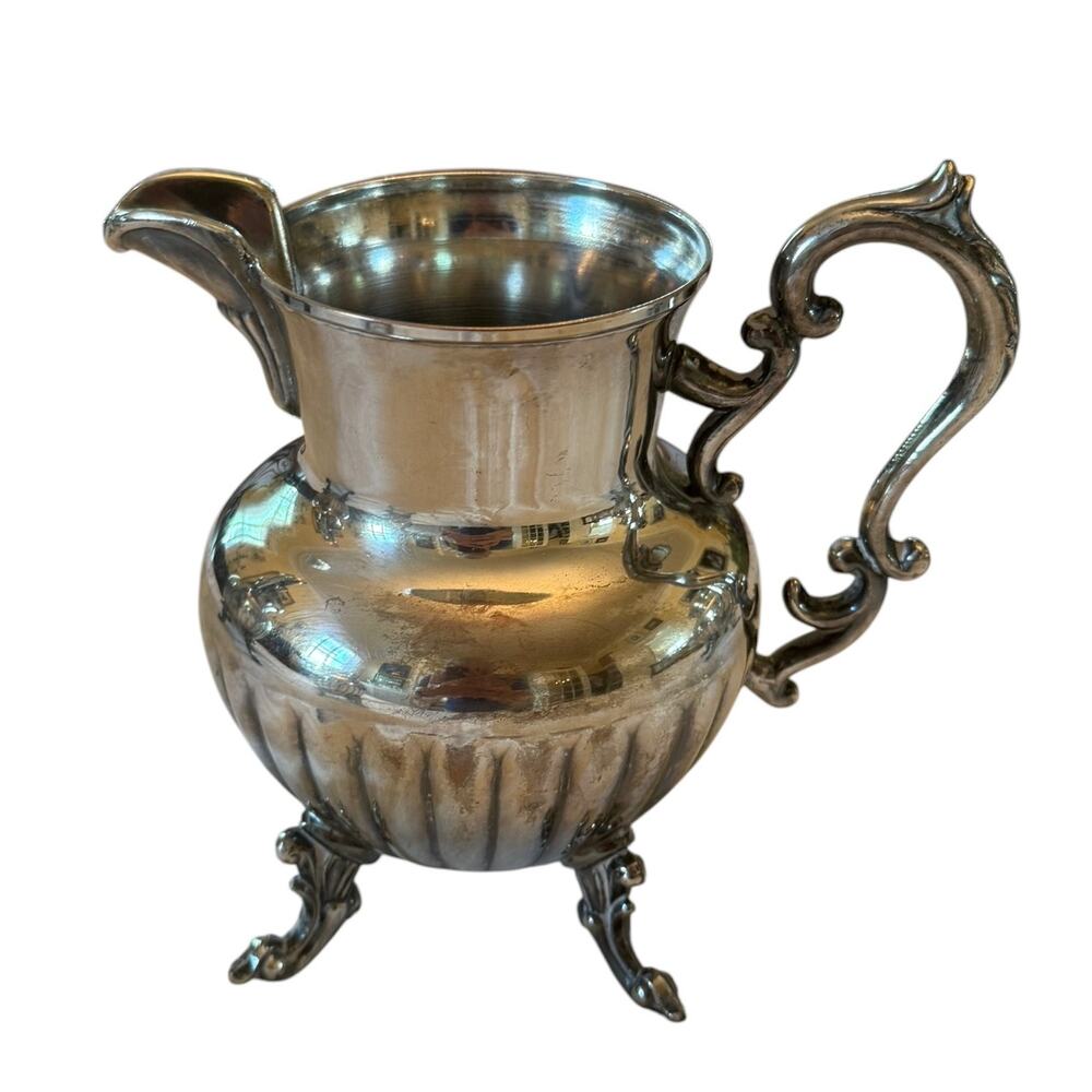 Mid 20th Century Birmingham Silver on Copper Coffee Tea Sugar Creamer Set - Picture 12 of 15